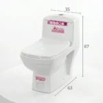 توالت فرنگی آبادیس سرام مدل فلت خروجی 10 - Image 3