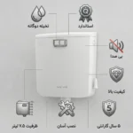 فلاشتانک ایمن آب (سارودی) مدل کاسپین سفید - Image 2