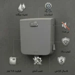 فلاشتانک ایمن آب (سارودی) تیتانیوم - Image 2