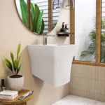 روشویی والهنگ دیواری سفید چینی کرد ورونیا فلت بدون کابینت ارزان اقتصادی با کیفیت اقساطی دیجی پی