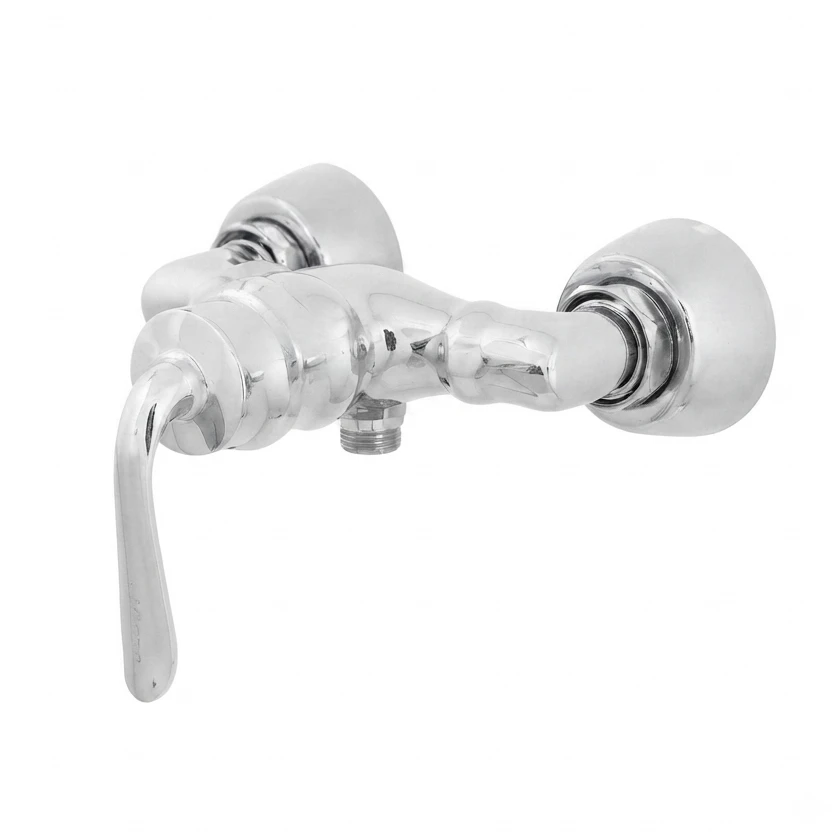 bambo-chrome-toilet شیر توالت مدل بامبو رنگ کروم براق با استاندارد و 5 سال گارانتی - Image 1